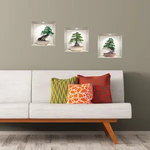 Ambiance-sticker Stickers 3D bonsaï ginsengVendu parambiance-sticker