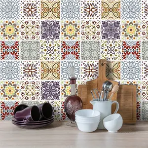 Ambiance-sticker 9 stickers carreaux de ciment azulejos yaelVendu parambiance-sticker