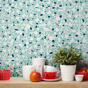 Ambiance-sticker 30 stickers carreaux de ciment terrazzo wilsonVendu parambiance-sticker