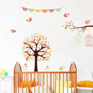 Ambiance-sticker Stickers enfant joli arbre et les oiseauxVendu parambiance-sticker