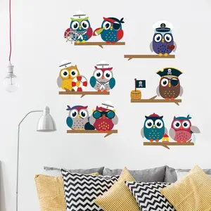 Comparateur de prix : Sticker hiboux pirates sur branches
