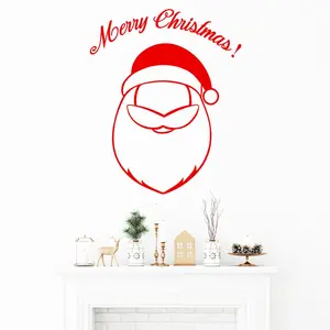 Ambiance-sticker Sticker Noël père noël rigolo merry christmasVendu parambiance-sticker