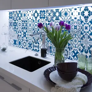Ambiance-sticker 9 stickers carreaux de ciment azulejos jevinaVendu parambiance-sticker
