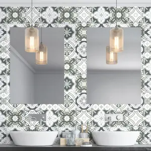 Ambiance-sticker 9 stickers carrelages azulejos lotilia pas cher