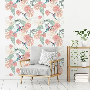 Ambiance-sticker Sticker tapisserie tropicale Candelaria pas cher