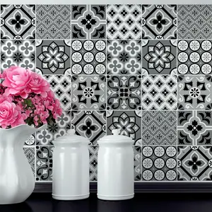 Ambiance-sticker 30 stickers carreaux de ciment azulejos rosiVendu parambiance-sticker