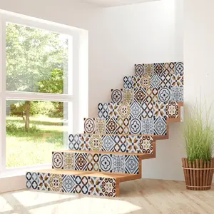 Ambiance-sticker Stickers escalier carreaux de ciment ivania x 2Vendu parambiance-sticker