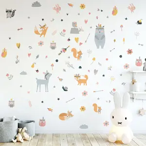 Ambiance-sticker Stickers animaux scandinaves fête indienneVendu parambiance-sticker