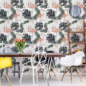 Ambiance-sticker Sticker tapisserie tropicale ContramaestreVendu parambiance-sticker