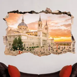 Ambiance-sticker Sticker trompe l'oeil Cathédrale de l'Almudena de MadridVendu parambiance-sticker