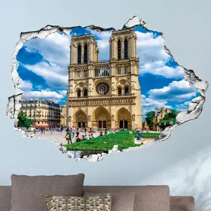 Ambiance-sticker Sticker trompe l'oeil Notre dame de ParisVendu parambiance-sticker