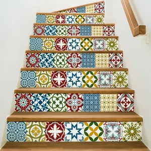 Ambiance-sticker Stickers escalier carreaux de ciment enricia x 2Vendu parambiance-sticker