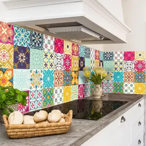 Ambiance-sticker 24 stickers carreaux de ciment azulejos agostinaVendu parambiance-sticker