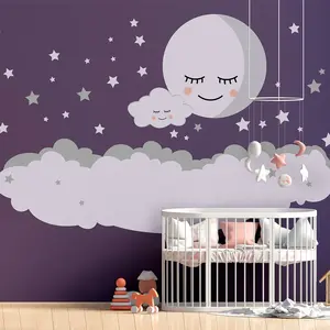 Ambiance-sticker Stickers enfant nuage scandinaves et étoilesVendu parambiance-sticker