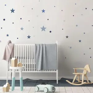 Ambiance-sticker 50 stickers étoiles bleuesVendu parambiance-sticker