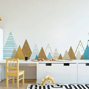 Ambiance-sticker Stickers enfant montagnes scandinaves ememrikaVendu parambiance-sticker