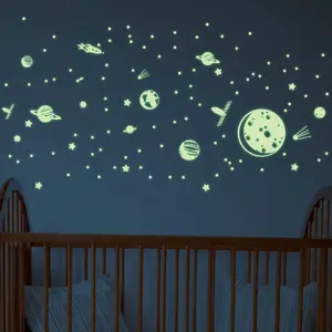Ambiance-sticker Sticker phosphorescents 50 étoiles, planètes et fuséeVendu parambiance-sticker