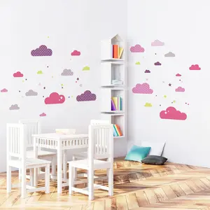Ambiance-sticker Stickers nuages scandinaves et étoiles du cielVendu parambiance-sticker
