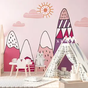 Ambiance-sticker Stickers enfant montagnes scandinaves biankaVendu parambiance-sticker