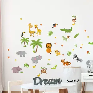 Ambiance-sticker 50 stickers animaux et plantes de la jungleVendu parambiance-sticker