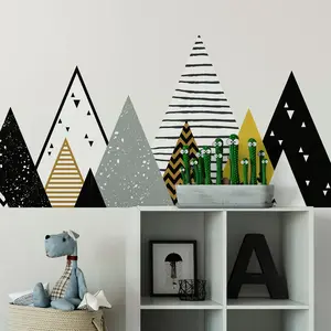Ambiance-sticker Stickers enfant montagnes scandinaves chapkaVendu parambiance-sticker