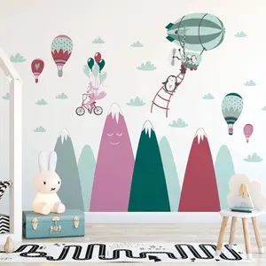 Ambiance-sticker Stickers montagnes scandinaves animaux rêveursVendu parambiance-sticker