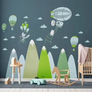 Ambiance-sticker Stickers montagnes scandinaves animaux farceursVendu parambiance-sticker