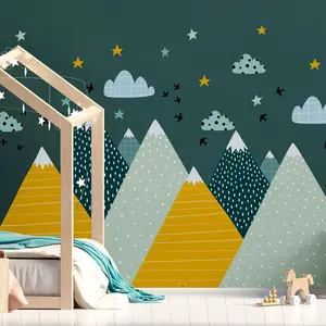 Ambiance-sticker Stickers enfant montagnes scandinaves ziskaVendu parambiance-sticker