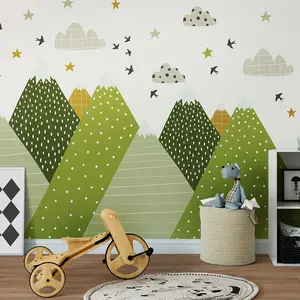 Ambiance-sticker Stickers enfant montagnes scandinaves helkaVendu parambiance-sticker
