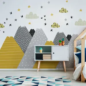 Ambiance-sticker Stickers enfant montagnes scandinaves henrikaVendu parambiance-sticker
