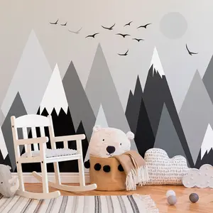 Ambiance-sticker Stickers enfant montagnes scandinaves rebekaVendu parambiance-sticker