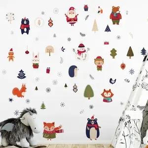 Ambiance-sticker Stickers Noël animaux de la forêt du réveillonVendu parambiance-sticker