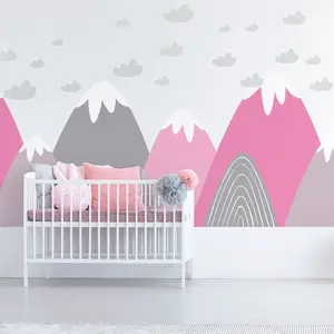 Ambiance-sticker Stickers enfant montagnes scandinaves elikaVendu parambiance-sticker