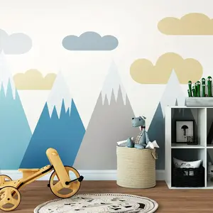 Ambiance-sticker Stickers enfant montagnes scandinaves volkaVendu parambiance-sticker