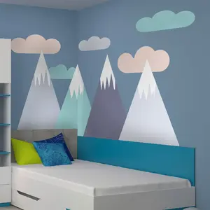 Ambiance-sticker Stickers enfant montagnes scandinaves rikkaVendu parambiance-sticker