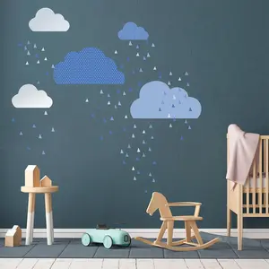 Ambiance-sticker Stickers enfant nuage scandinaves belle nuitVendu parambiance-sticker