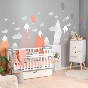 Ambiance-sticker Stickers enfant montagnes scandinaves ursilkaVendu parambiance-sticker