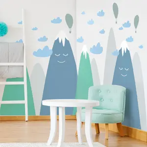 Ambiance-sticker Stickers enfant montagnes scandinaves asukaVendu parambiance-sticker