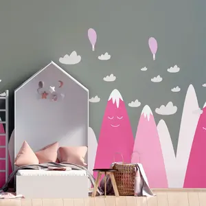 Ambiance-sticker Stickers enfant montagnes scandinaves frantikaVendu parambiance-sticker