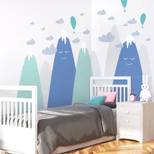 Ambiance-sticker Stickers enfant montagnes scandinaves harukaVendu parambiance-sticker