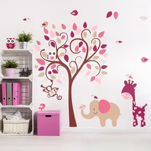 Ambiance-sticker Stickers animaux accueillants de la jungleVendu parambiance-sticker