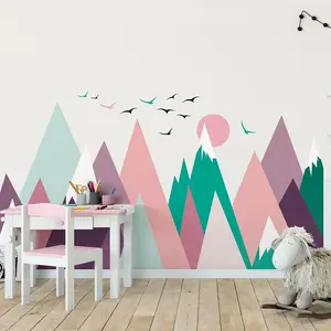 Ambiance-sticker Stickers enfant montagnes scandinaves anielkaVendu parambiance-sticker