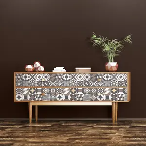 Ambiance-sticker 24 stickers carreaux de ciment meuble authentiques lopinaVendu parambiance-sticker