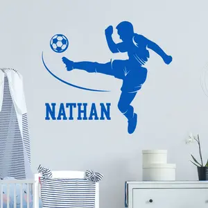 Ambiance-sticker Sticker prénom personnalisable footballeur de chocVendu parambiance-sticker