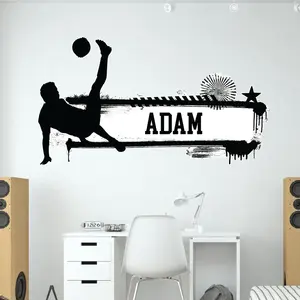 Ambiance-sticker Sticker personnalisable prénom footballeur vintageVendu parambiance-sticker