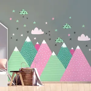 Ambiance-sticker Stickers enfant montagnes scandinaves dikaVendu parambiance-sticker