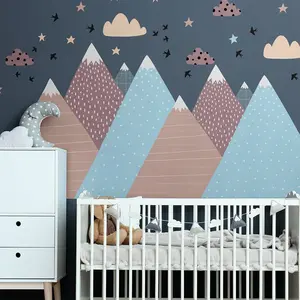 Ambiance-sticker Stickers enfant montagnes scandinaves mirikaVendu parambiance-sticker