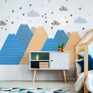 Ambiance-sticker Stickers enfant montagnes scandinaves choukaVendu parambiance-sticker