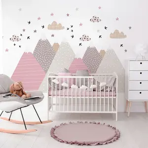 Ambiance-sticker Stickers enfant montagnes scandinaves jenikaVendu parambiance-sticker