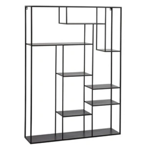 Comparateur de prix : Paris Prix Etagère planches inégales métal noir Jeannot L 110 cm